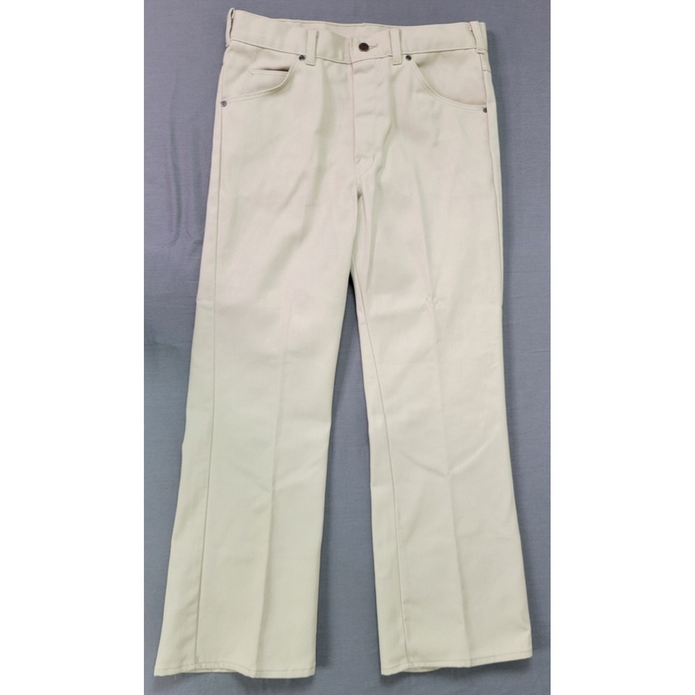 Vintage Big‎ Yank Mens Beige Work Pants 5101 USA Union Made 34x29